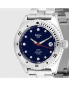 Montre de plongée Mixte en Acier 1955 40 ATM argenté/marine