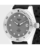 Montre de plongée Mixte en Caoutchouc 1955 30 ATM Tropic gris/noir