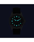 Montre de plongée Mixte en Caoutchouc 1955 30 ATM Tropic gris/noir