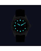Montre de plongée Mixte en Caoutchouc 1955 40 ATM Tropic marine/noir