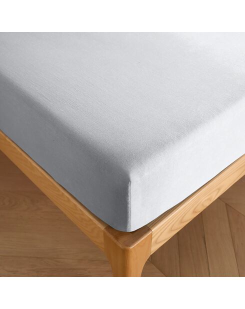 Drap housse 100% Coton bonnet 30 cm nuage