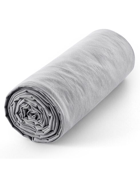 Drap housse 100% Coton bonnet 30 cm nuage
