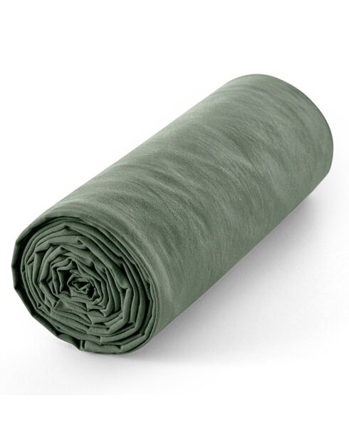 Drap housse 100% Coton bonnet 30 cm romarin
