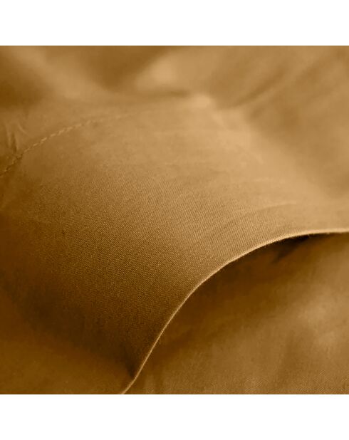 Drap Plat 100% Coton caramel
