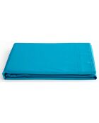 Drap Plat 100% Coton cyan