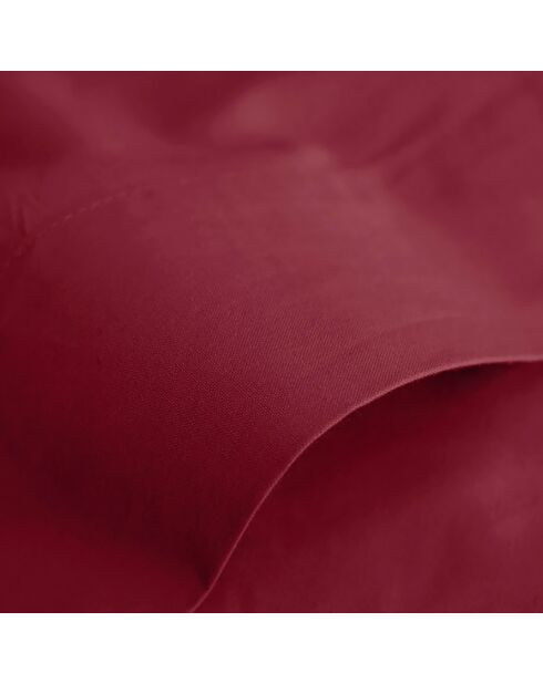 Drap Plat 100% Coton grenat