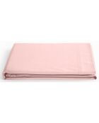 Drap Plat 100% Coton rose dragee