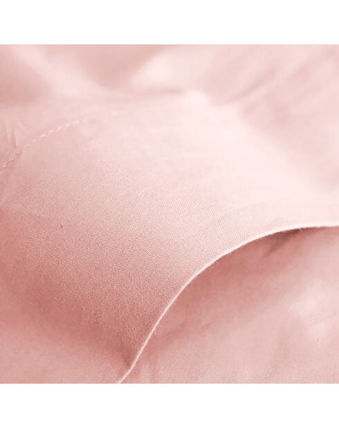Drap Plat 100% Coton rose dragee