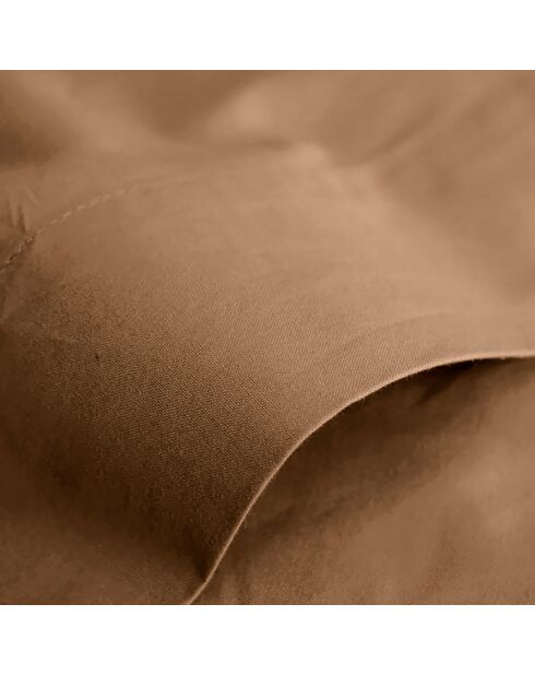 Drap Plat 100% Coton taupe