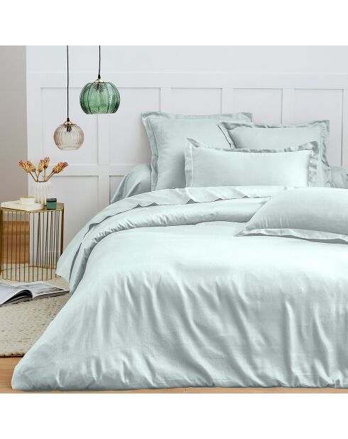 Housse de couette 100% Coton menthe