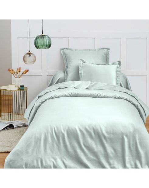 Housse de couette 100% Coton menthe
