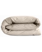 Housse de couette 100% Coton sable
