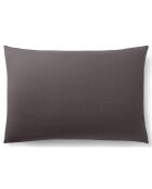Taie d'oreiller 100% Coton ardoise