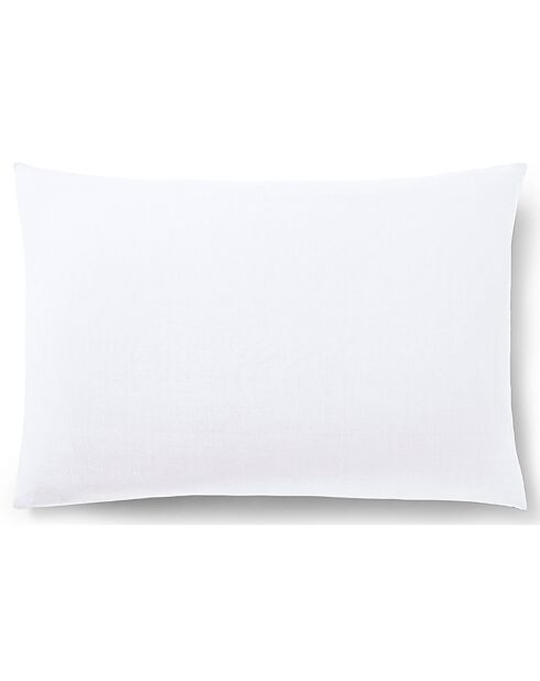 Taie d'oreiller 100% Coton neige