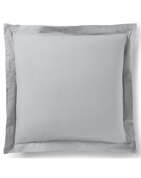 Taie d'oreiller Volant plat 100% coton nuage