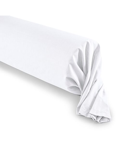 Taie de Traversin 100% coton neige