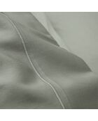 Drap Plat en percale de coton ardoise