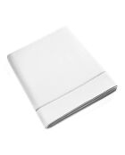 Drap Plat en percale de coton neige
