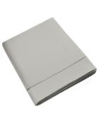 Drap Plat en percale de coton perle