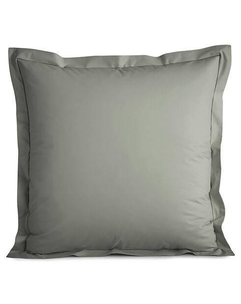 Taie d'oreiller en percale de coton ardoise