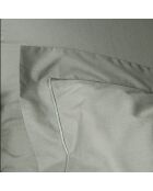 Taie d'oreiller en percale de coton ardoise