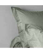 Taie d'oreiller en percale de coton ardoise