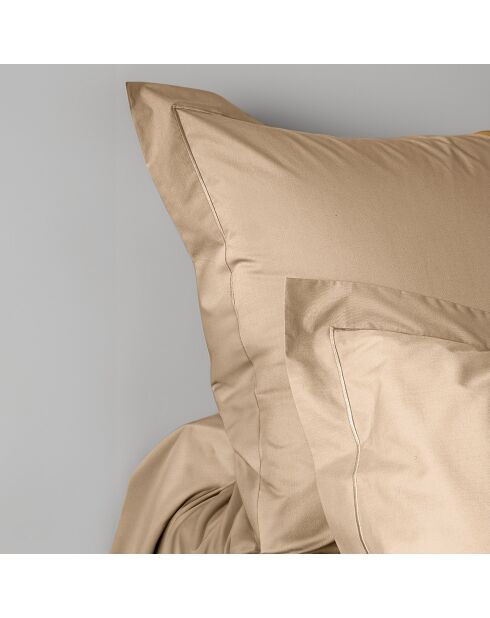 Taie d'oreiller en percale de coton lin