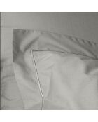 Taie d'oreiller en percale de coton perle