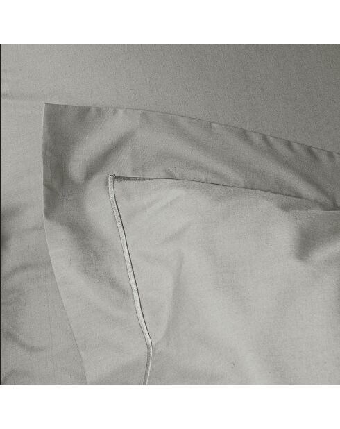 Taie d'oreiller en percale de coton perle