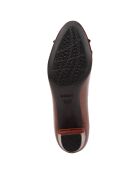 Escarpins en Cuir Umbretta brun - Talon 5 cm