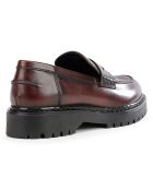 Mocassins en Cuir Bleyze bordeaux