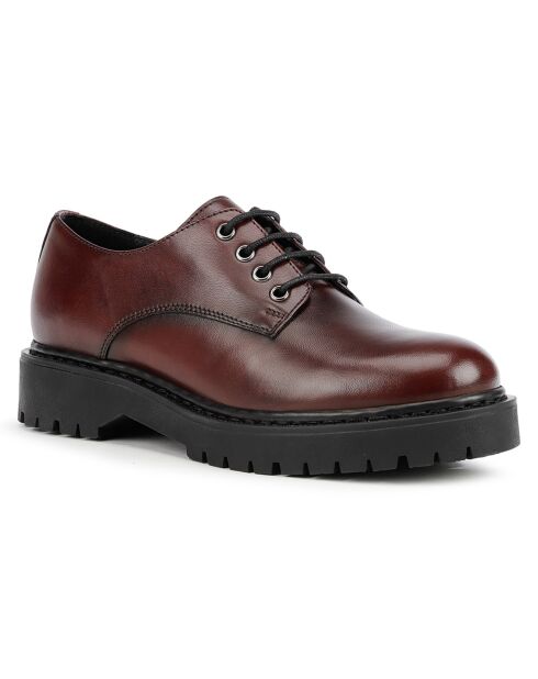 Derbies en Cuir Bleyze bordeaux