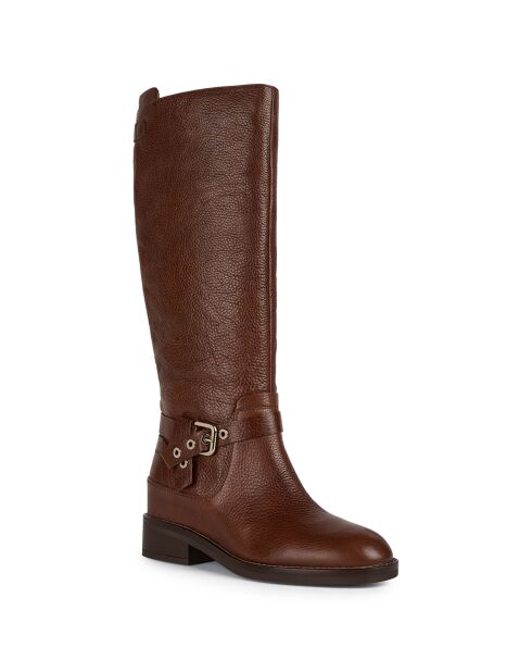 Bottes en Cuir Larysse brun