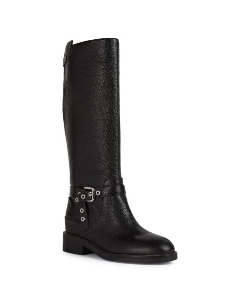 Bottes en Cuir Larysse noires