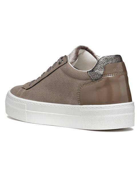 Baskets Claudin taupe foncé