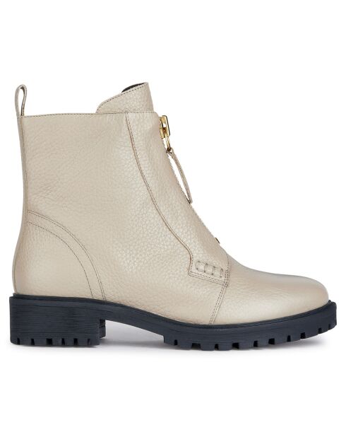 Boots en Cuir Hoara sable