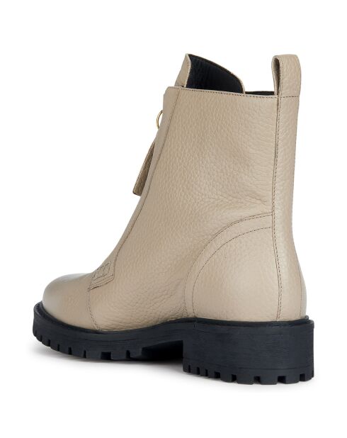 Boots en Cuir Hoara sable