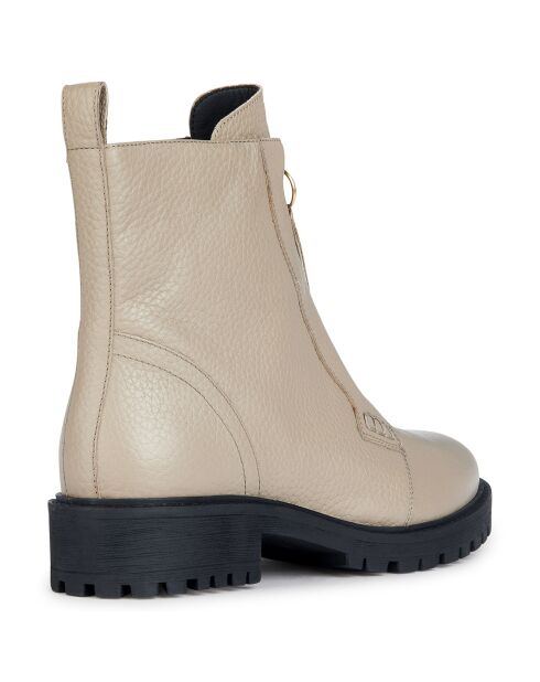 Boots en Cuir Hoara sable