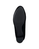 Escarpins en Velours de Cuir Pheby 50 noirs - Talon 5 cm