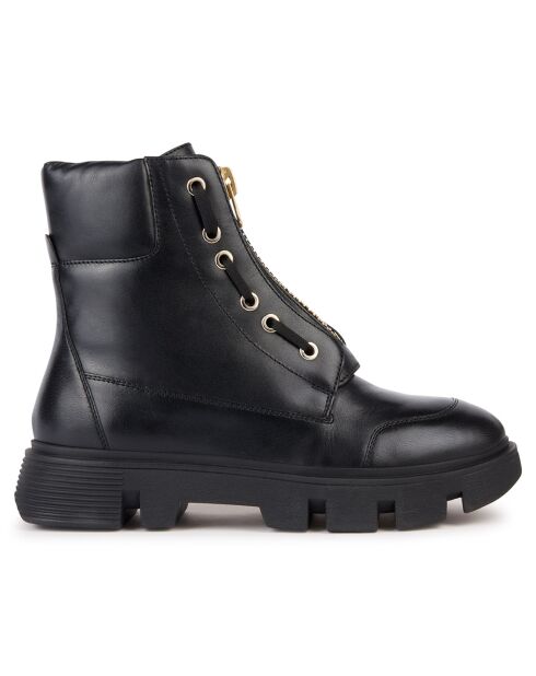 Boots en Cuir Vilde noires