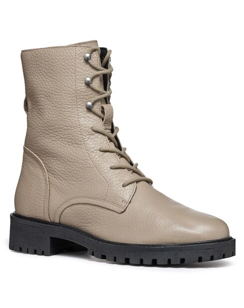 Boots en Cuir Hoara sable