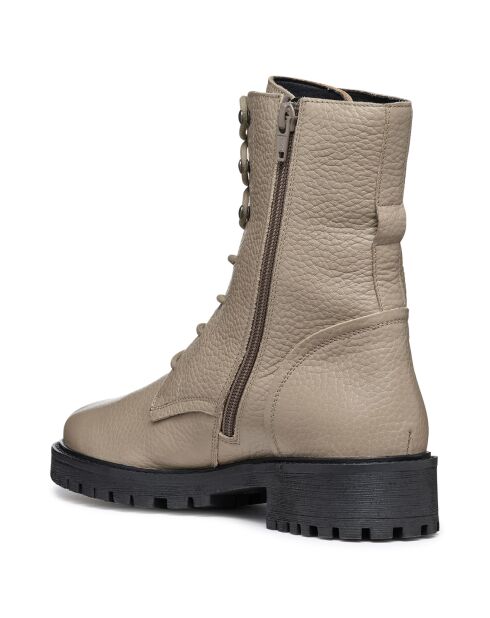 Boots en Cuir Hoara sable