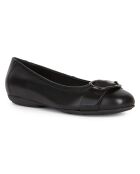 Ballerines en Cuir Annytah noires