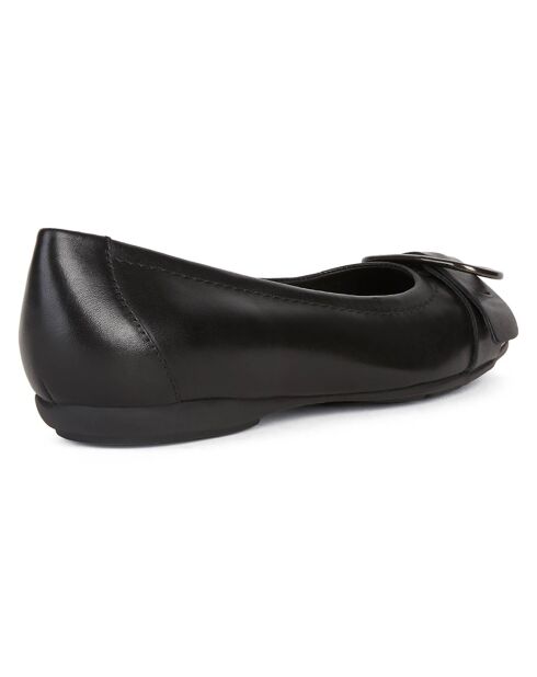 Ballerines en Cuir Annytah noires