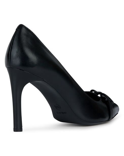 Escarpins en Cuir Faviola noirs - Talon 9 cm