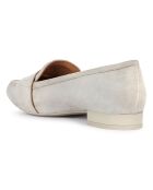 Mocassins en Velours de Cuir Charyssa sable