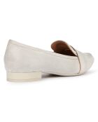 Mocassins en Velours de Cuir Charyssa sable