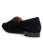 Mocassins en Velours de Cuir Charyssa noirs