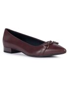 Ballerines en Cuir Charyssa vin