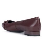 Ballerines en Cuir Charyssa vin